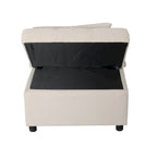 Multi-Functional Folding Ottoman Sofa Bed with Converts to Lounge Chair and Single Bed (264lb Capacity)