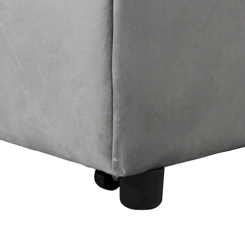 Multi-Functional Folding Ottoman Sofa Bed with Converts to Lounge Chair and Single Bed (264lb Capacity)