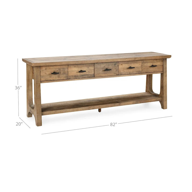 Talladega Reclaimed Pine Console Table