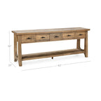 Talladega Reclaimed Pine Console Table