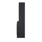 Large Entertainment Wall Unit w/ Large Storage Wall Mounted TV Stand w/ Open Bookshelf Media Cabinet for TVs Up to 70
