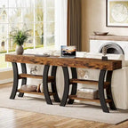 41 Entryway Console Table with Storage Shelves