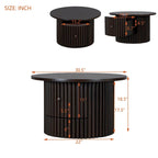 30.5 MDF Coffee Table with Drawer & Slat Base
