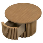 30.5 MDF Coffee Table with Drawer & Slat Base