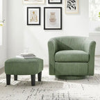 26.38 Swivel Arm Chair with Ottoman