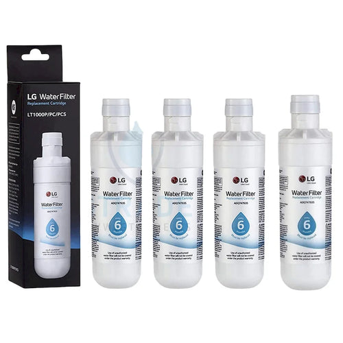 4Pack LT1000P ADQ747935 LG Refrigerator Replacement Water Filter