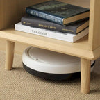 Chelsea Square Teagan Rattan Accent Side Table with Drawer Storage, Charging Station, & LED Touch Light - 15.25x23.75