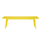 Plank and Beam Mid Century Double Wood Entryway Bench - 56.3 L x 16.5 W x 17.5 H