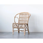 Pure Bamboo Chair with Rounded Back