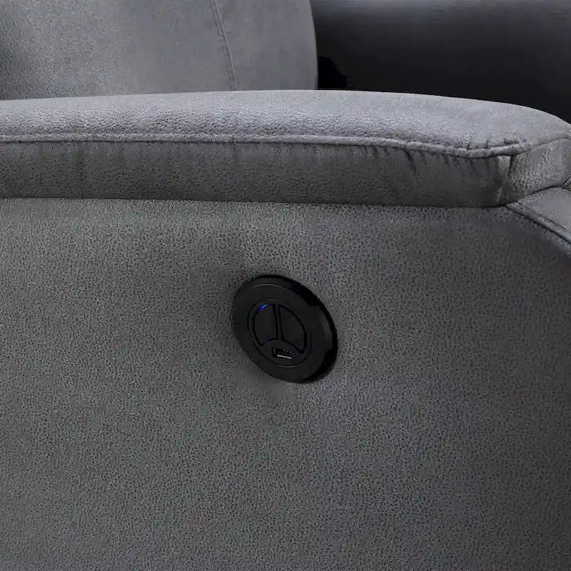 Power Recliner Chair With Usb Charge Port , Recliner Single Chair For Living Room , Bed Room