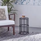 Aaleah Industrial 11-inch Side Table by Christopher Knight Home