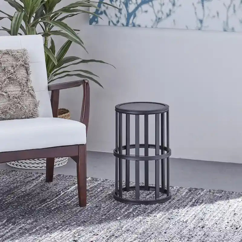 Aaleah Industrial 11-inch Side Table by Christopher Knight Home