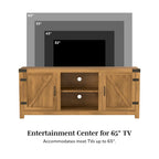 Middlebrook Firebranch 58-inch Barn Door TV Stand