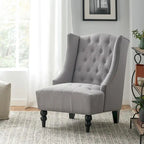 Christopher Knight Home Toddman Tufted High-Back Club Chair - 27.25 L x 33.75 W x 38.50 H