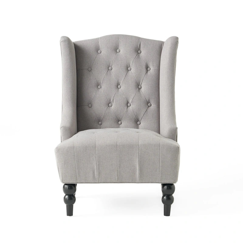 Christopher Knight Home Toddman Tufted High-Back Club Chair - 27.25 L x 33.75 W x 38.50 H