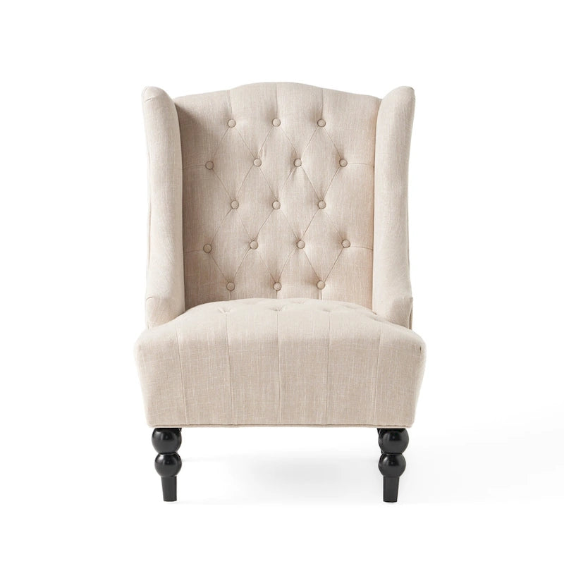 Christopher Knight Home Toddman Tufted High-Back Club Chair - 27.25 L x 33.75 W x 38.50 H