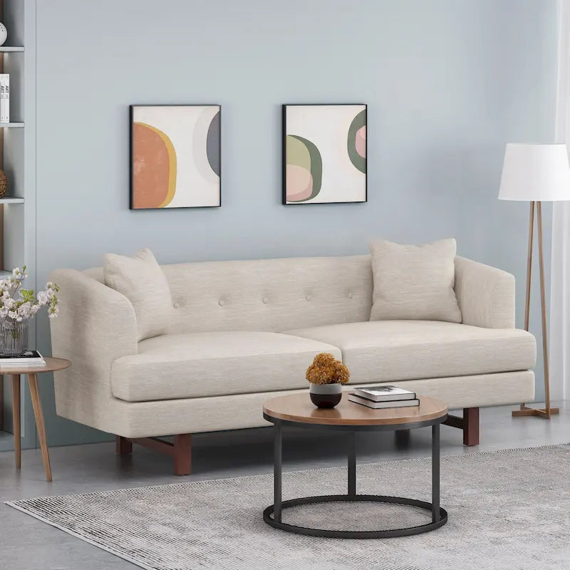 Mableton Indoor Upholstered 3-seater Sofa by Christopher Knight Home