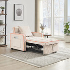 Three-in-One Folding Sofa Chair Bed with Adjustable Back - 33.85 x 35.43 x 31.10