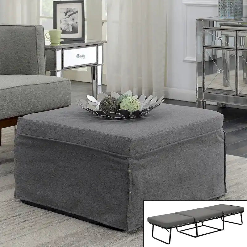 Designs4Comfort Folding Bed Ottoman Coffee Table