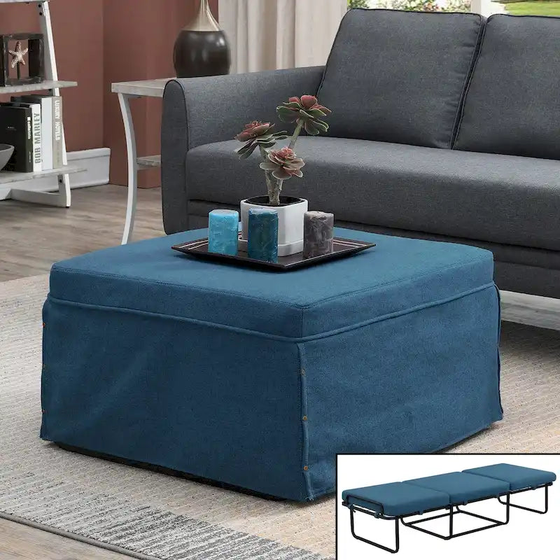 Designs4Comfort Folding Bed Ottoman Coffee Table
