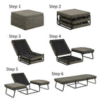 Designs4Comfort Folding Bed Ottoman Coffee Table