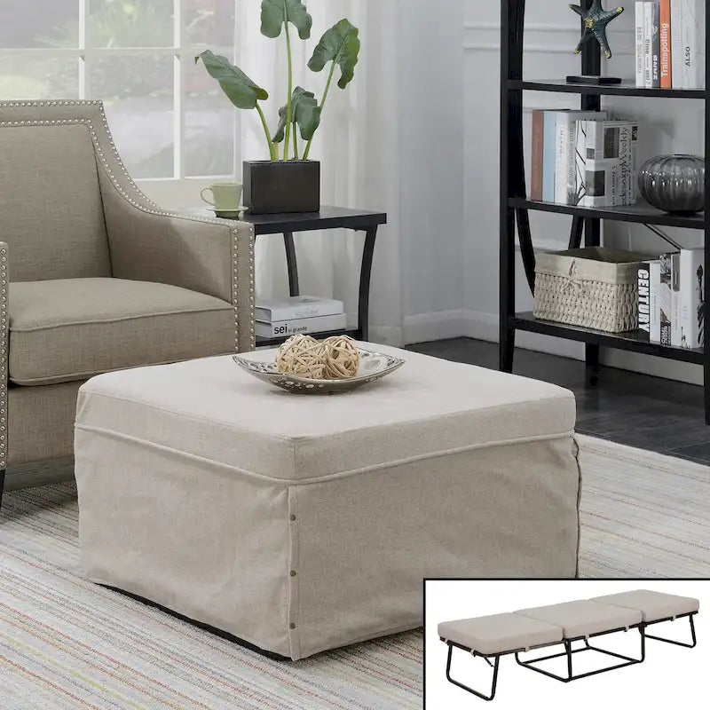 Designs4Comfort Folding Bed Ottoman Coffee Table