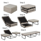 Designs4Comfort Folding Bed Ottoman Coffee Table