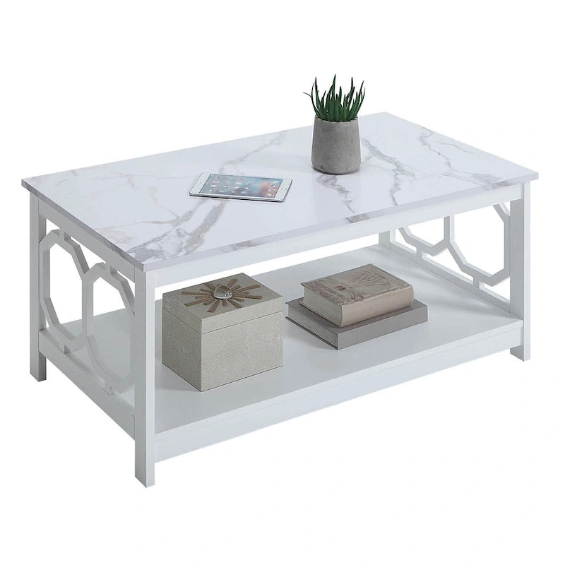 Convenience Concepts Omega Coffee Table with Shelf