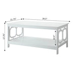 Convenience Concepts Omega Coffee Table with Shelf