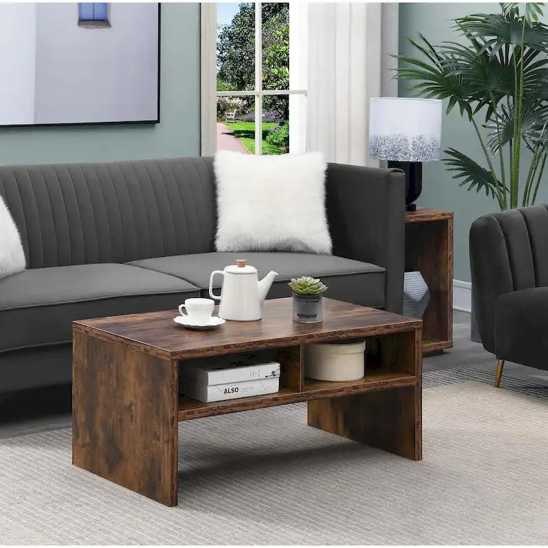 Northfield Admiral Deluxe Coffee Table with Shelves