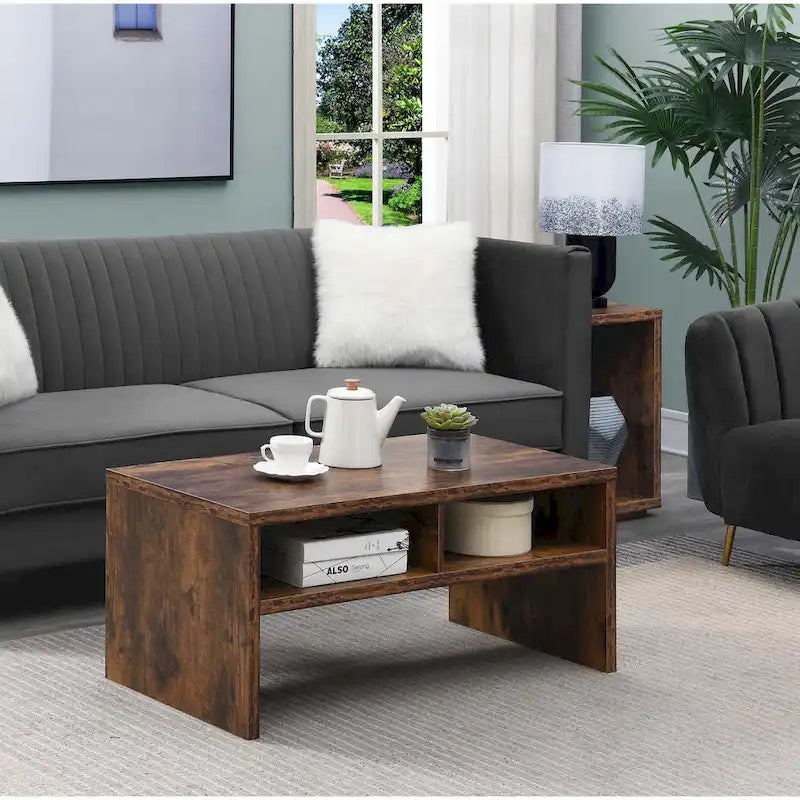 Northfield Admiral Deluxe Coffee Table with Shelves