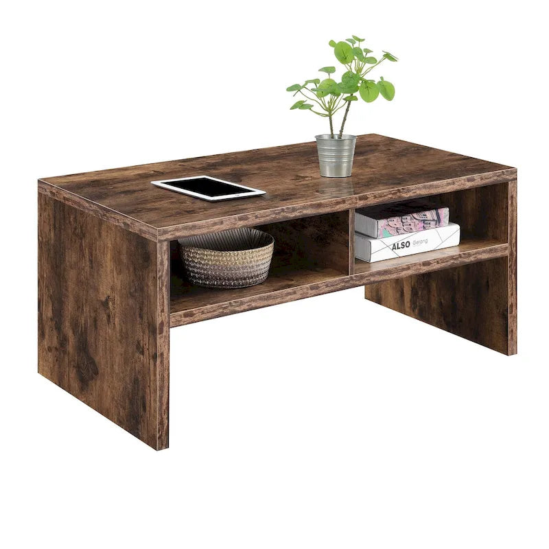 Northfield Admiral Deluxe Coffee Table with Shelves