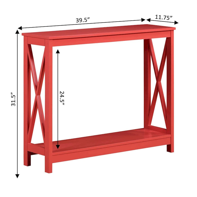 Convenience Concepts Oxford Console Table with Shelf
