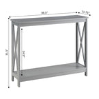 Convenience Concepts Oxford Console Table with Shelf