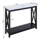 Convenience Concepts Oxford Console Table with Shelf