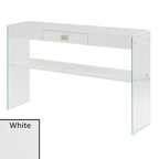 Convenience Concepts SoHo 1 Drawer Glass Console Table with Shelf