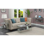 Convenience Concepts SoHo Glass Coffee Table with Shelf
