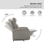 Elisa Power Remote Lift Assist Recliner Set Of 2 with Metal Base