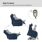 Elisa Power Remote Lift Assist Recliner Set Of 2 with Metal Base