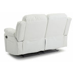 Daria Faux Leather Reclining Loveseat