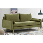 Villeda 70W Polyester Square Arms Sofa