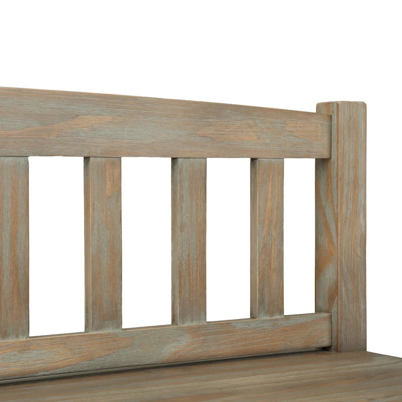 WYNDENHALL Portland SOLID WOOD 42 inch Wide Transitional Entryway Storage Bench with Drawers - 42 Inches wide