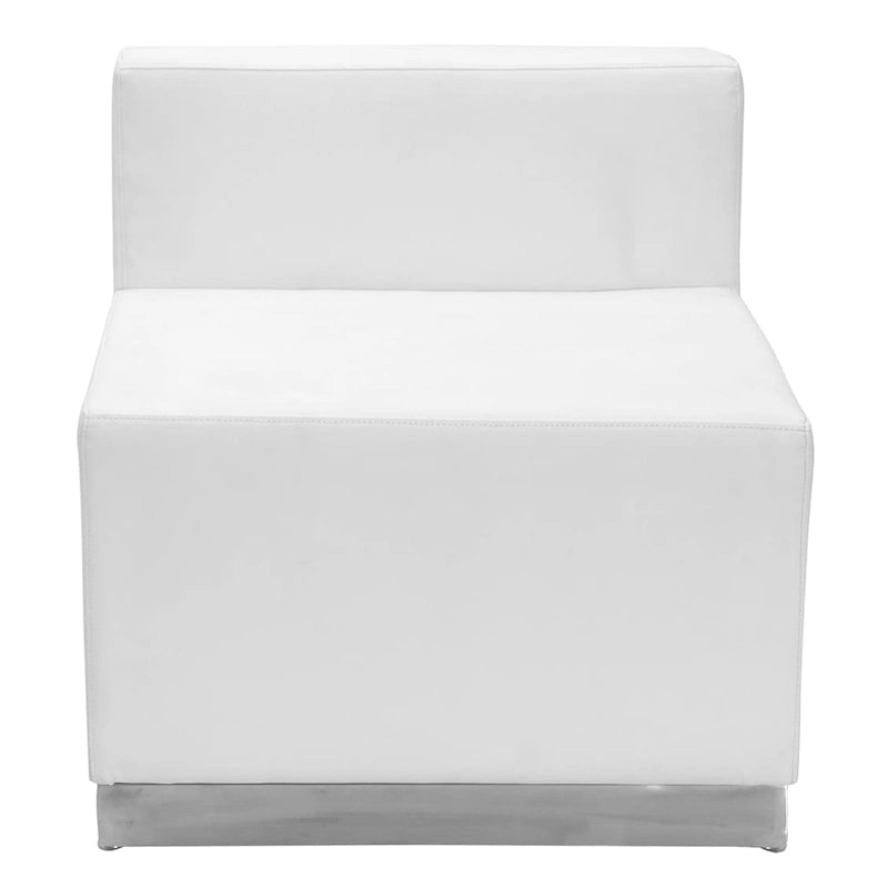5 PC LeatherSoft Modular Reception Configuration w/Taut Back &Seat