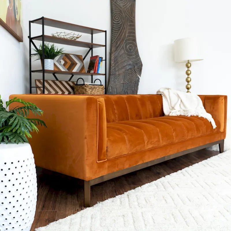 Jasmine Mid Century Modern Luxury Boucle Couch