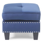 Copper Grove Meharrize Tufted Velvet Ottoman