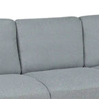 3-Seat Linen Fabric Sofa