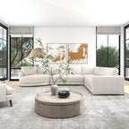 Laguna 165.5 L-Shape Modular Sectional Sofa with Chaise Lounge