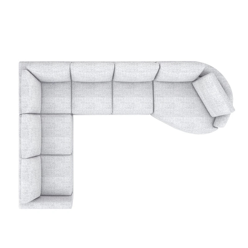 Laguna 165.5 L-Shape Modular Sectional Sofa with Chaise Lounge