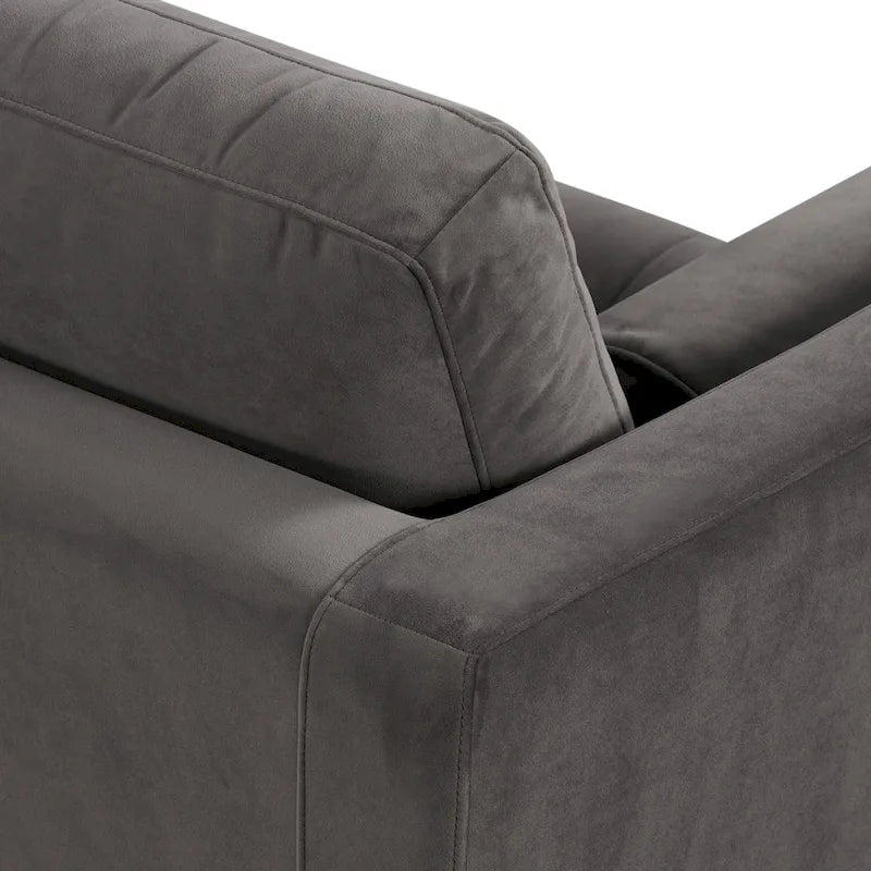 Poly & Bark Napa 104.5 Fabric Right Sectional Sofa
