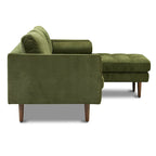 Poly & Bark Napa 104.5 Fabric Right Sectional Sofa